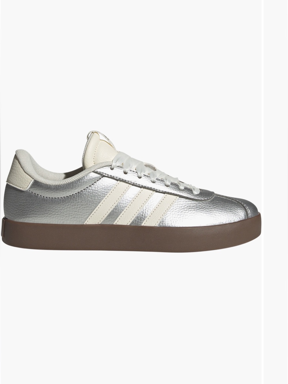 Adidas Silver VL Court 3.0 Sneaker Women’s Size 7.5
